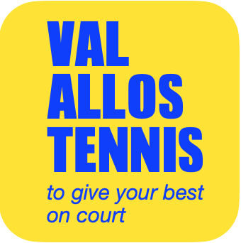 Logo du Val d'Allos International tennis camp lieu du siege de la  France